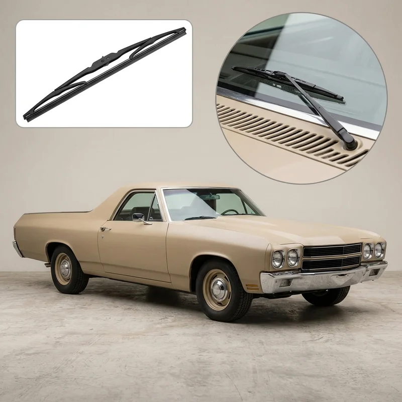 Driver Side Wiper Blade for Chevrolet El Camino (1970 - 1987) - 1